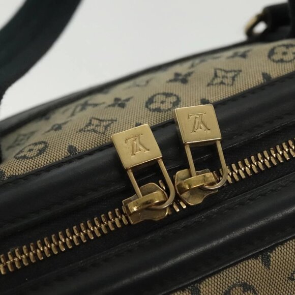 LOUIS VUITTON Monogram Mini Josephine PM Hand Bag Blue - Picture 10 of 16